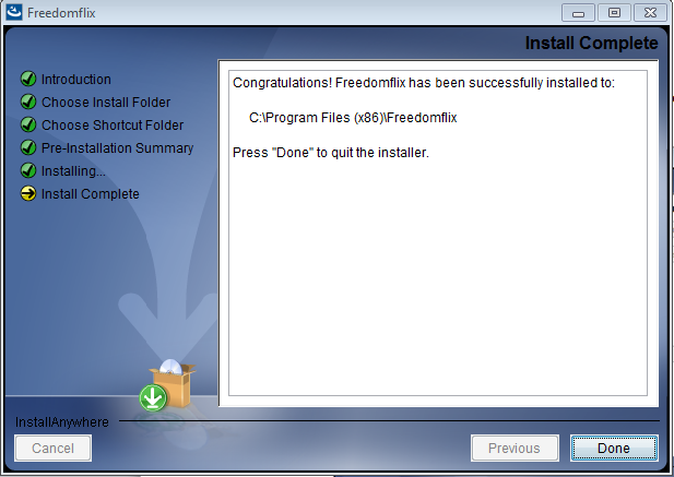 Downloadable Icon Finished